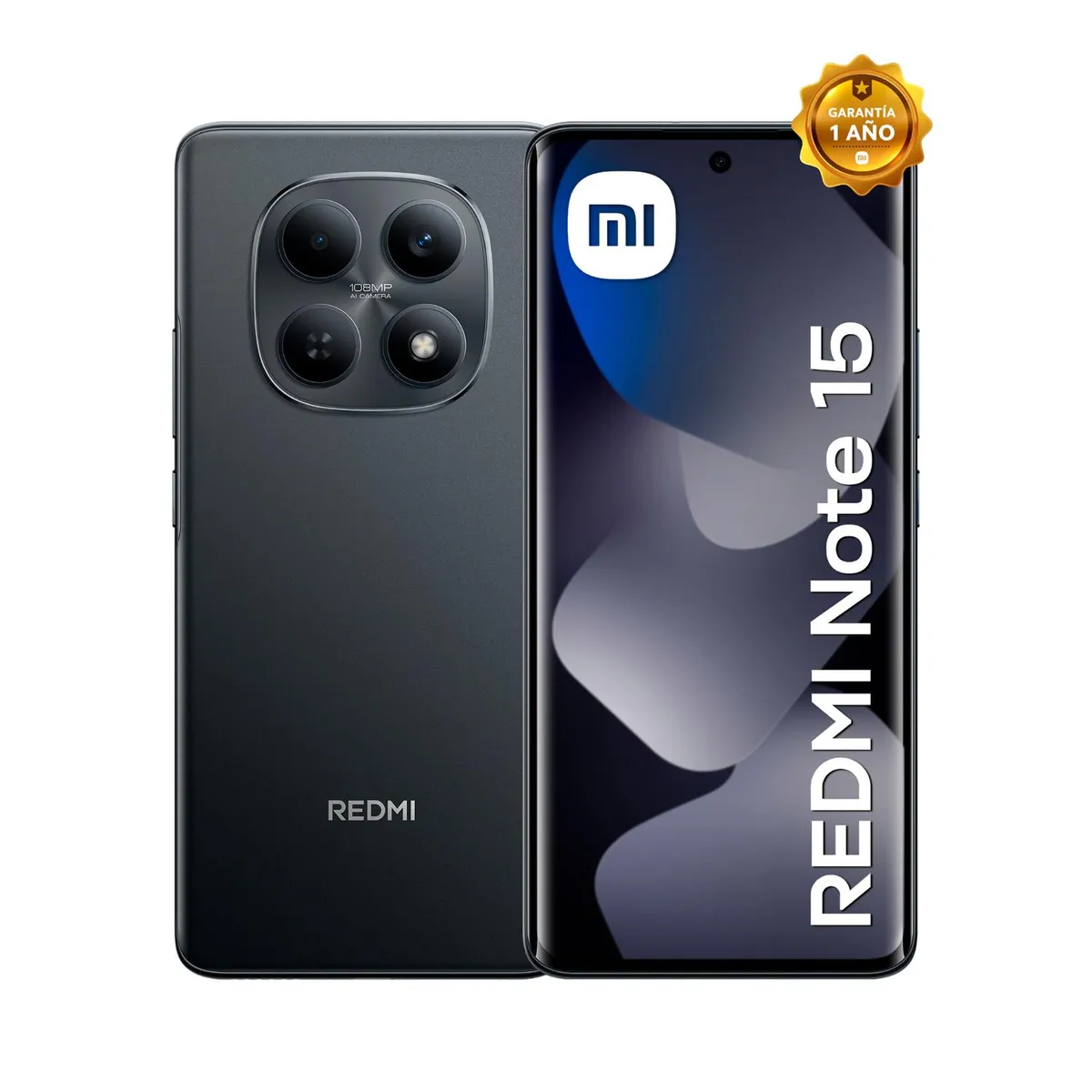 Celular Xiaomi Redmi Note 15 256GB RAM 8GB ROM - Negro